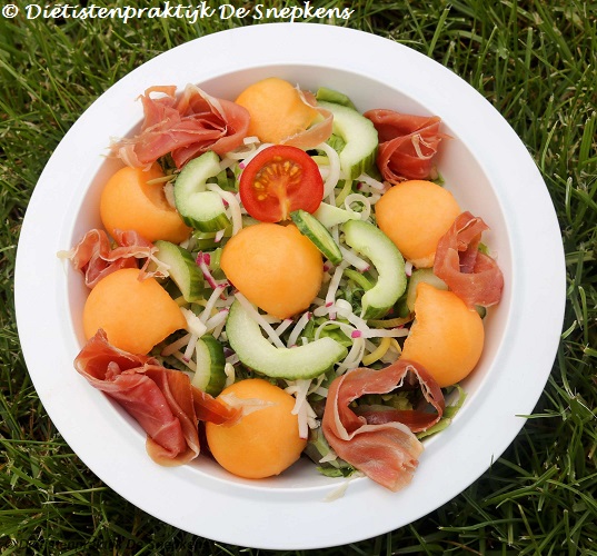 slaatje ham meloen