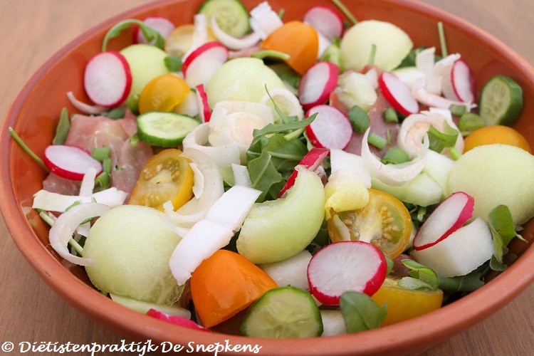 slaatje ham meloen