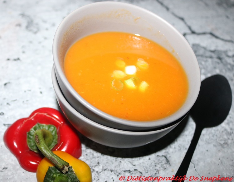 wortel paprikasoep