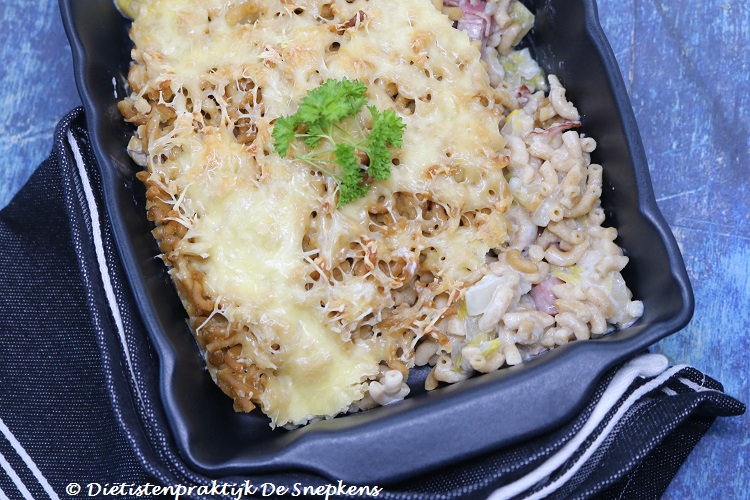 macaroni kaas hesp