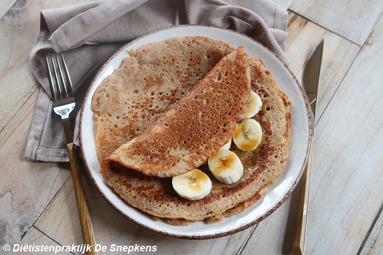 pannenkoek havermout banaan
