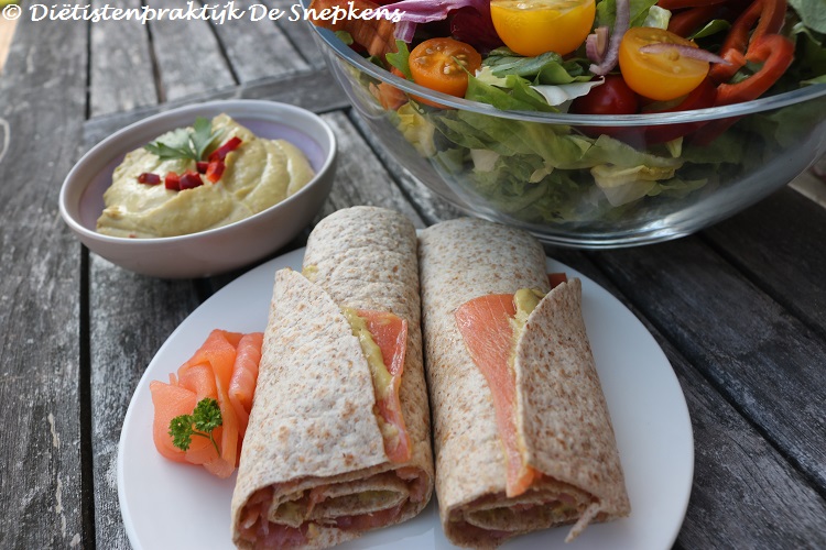 wraps-gerookte-zalm-guacemole